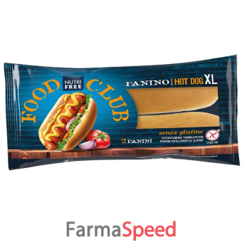 nutrifree panino hot dog xl 2 pezzi da 65 g