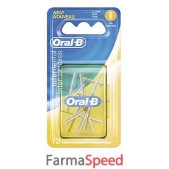 oralb scovolino ultrafine ricambi 2,7 mm