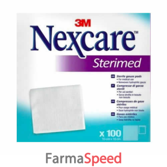 sterimed nexcare garza compressa in cotone idrofilo 100 pezzi