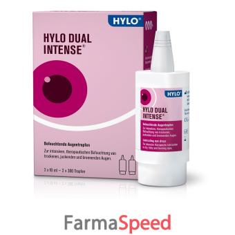 hylo dual intense collirio 2 flaconcini da 10 ml