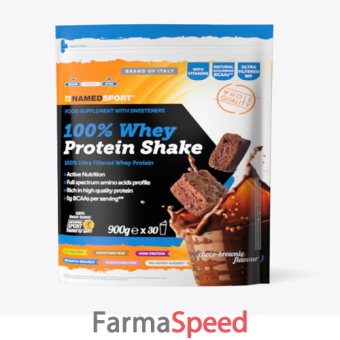 100% whey protein shake choco brownie 900 g