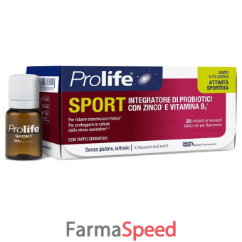 prolife sport 10 flaconcini da 8 ml