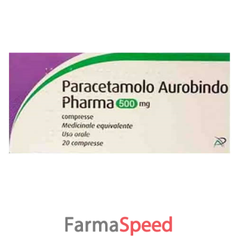 paracetamolo (aurobindo pharma) - 500 mg compresse 20 compresse in blister pvc-pvc/al