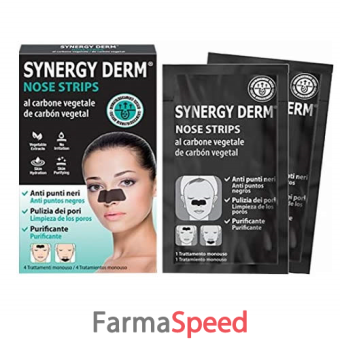 synergy derm nose strips 4 trattamenti monouso