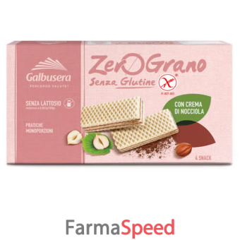 zerograno wafer nocciola 180 g