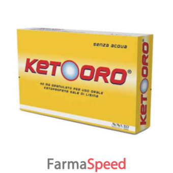 ketooro - 40 mg granulato 30 bustine in carta/al/pe