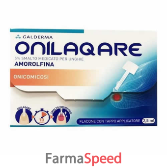 onilaqare - 5% smalto medicato per unghie 1 flacone da 2,5 ml con tappo applicatore