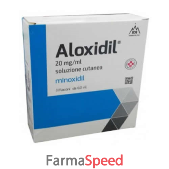 aloxidil - 20 mg/ml soluzione cutanea 3 flaconi in vetro da 60 ml