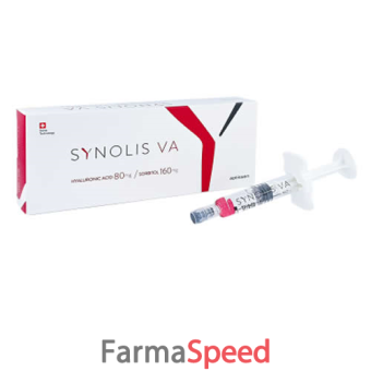 synolis v-a soluzione iniettabile viscoelastica isotonica in siringa preriempita di sodio ialuronato 80mg e sorbitolo 160mg capacita' siringa 4ml monoshot 1 pezzo