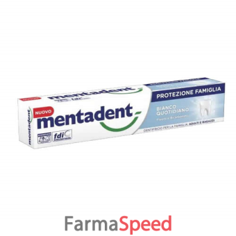 mentadent protezione famiglia bianco quotidiano 75 ml