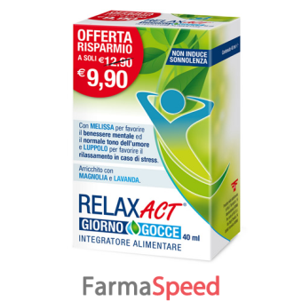 relax act giorno gocce 40 ml