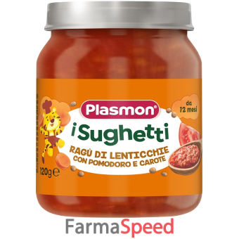 plasmon i sughetti lenticchie 120 g