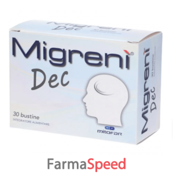 migreni' dec 30 buste 90 g