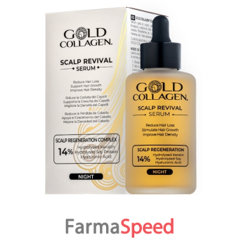 gold collagen scalp revival serum 100 ml