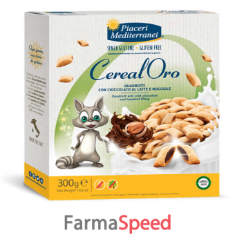 piaceri mediterranei cerealoro quadrotti 300 g