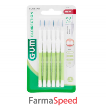 gum bi-direction scovolini punta ultra fine 6 pezzi