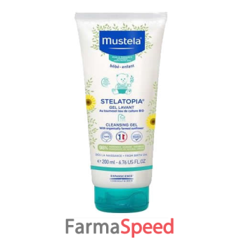 mustela stelatopia gel detergente 200 ml