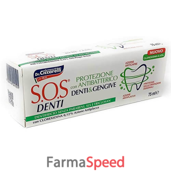 sos denti dentifricio antiplacca