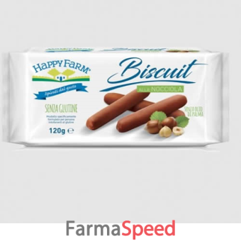 happy farm biscuit nocciola 120 g