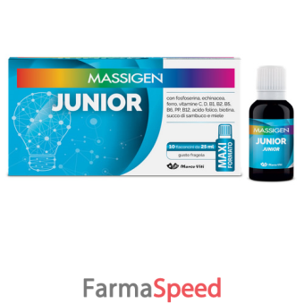 massigen junior 10 flaconi da 25 ml