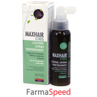 max hair cres lozione anticaduta 100 ml