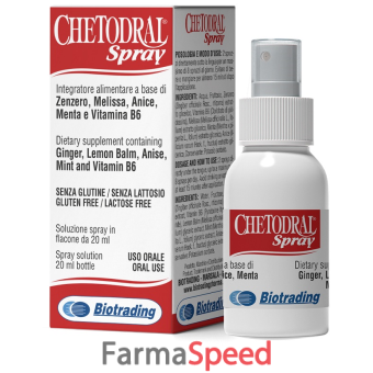 chetodral spray 20 ml