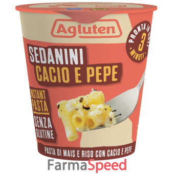 agluten sedanini cacio e pepe 70 g