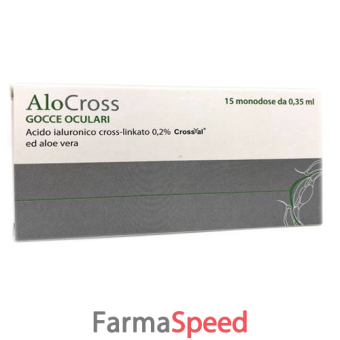 alocross soluzione oftalmica lubrificante 15 oftioli 0,35 ml