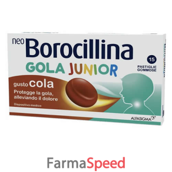 neoborocillina gola junior 15 pastiglie