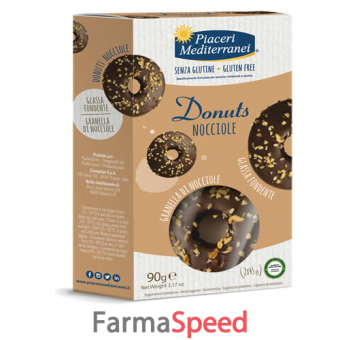 piaceri mediterranei donuts nocciole 90 g