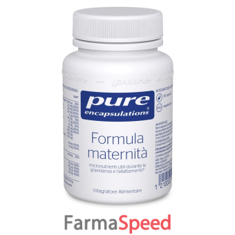 pure encapsulations formula maternita' 30 capsule