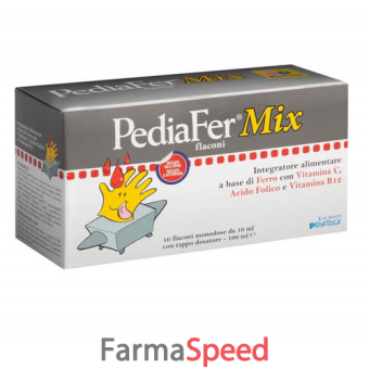 pediafer mix 10 flaconi da 10 ml