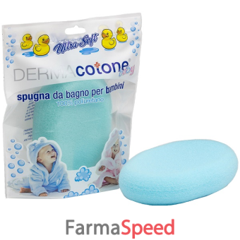 dermacotone baby spugna ultra soft blu