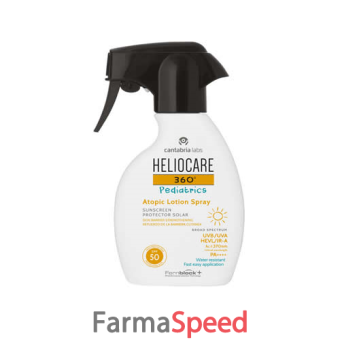 heliocare 360 pediatric atopic spf 50 lotion spray 250 ml