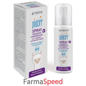 profar pidoff spray preventivo antipediculosi 100 ml