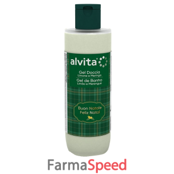 alvita gel doccia natale 2024 limone & meringa 250 ml