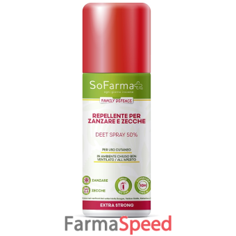 repellente extra strong deet 50% 75 ml 