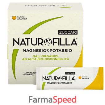 naturofilla magnesio & potassio gusto arancia 14 stick pack