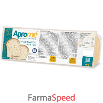 aprome' pane bianco fette 300 g