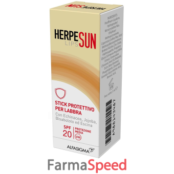 herpesun lip stick labbra spf 20 5 ml