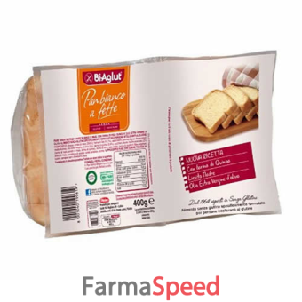 biaglut pane bianco a fette 2 x 200 g