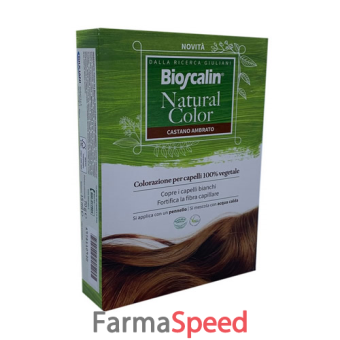 bioscalin natural color castano ambrato 70 g