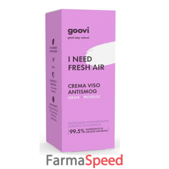 goovi l need fresh air crema viso antismog 50 ml