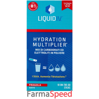 equilibra hydration multiplier fragola 10 stick