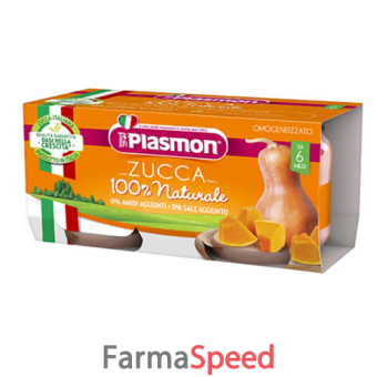 plasmon omogeneizzato zucca 2 x 80 g