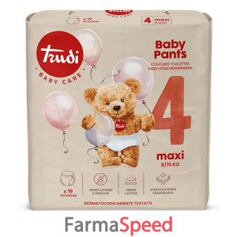 trudi baby pants maxi 8/15 kg 19 pezzi