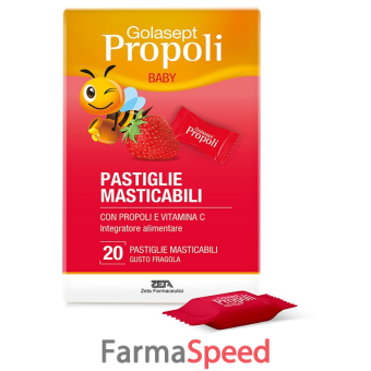 golasept propoli baby fragola 20 pastiglie masticabili