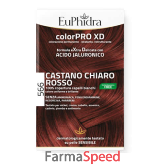 euphidra colorpro gel colorante capelli xd 566 sangria 50 ml in flacone + attivante + balsamo + guanti