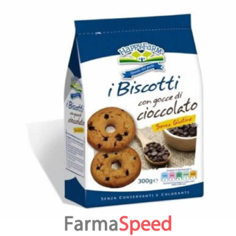 happy farm biscotti gocce cioccolato 200 g