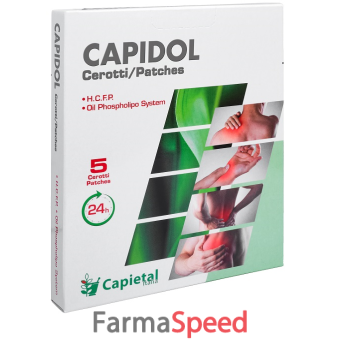 capidol cerotti dermici high concentration frozen phospholipo 5 pezzi